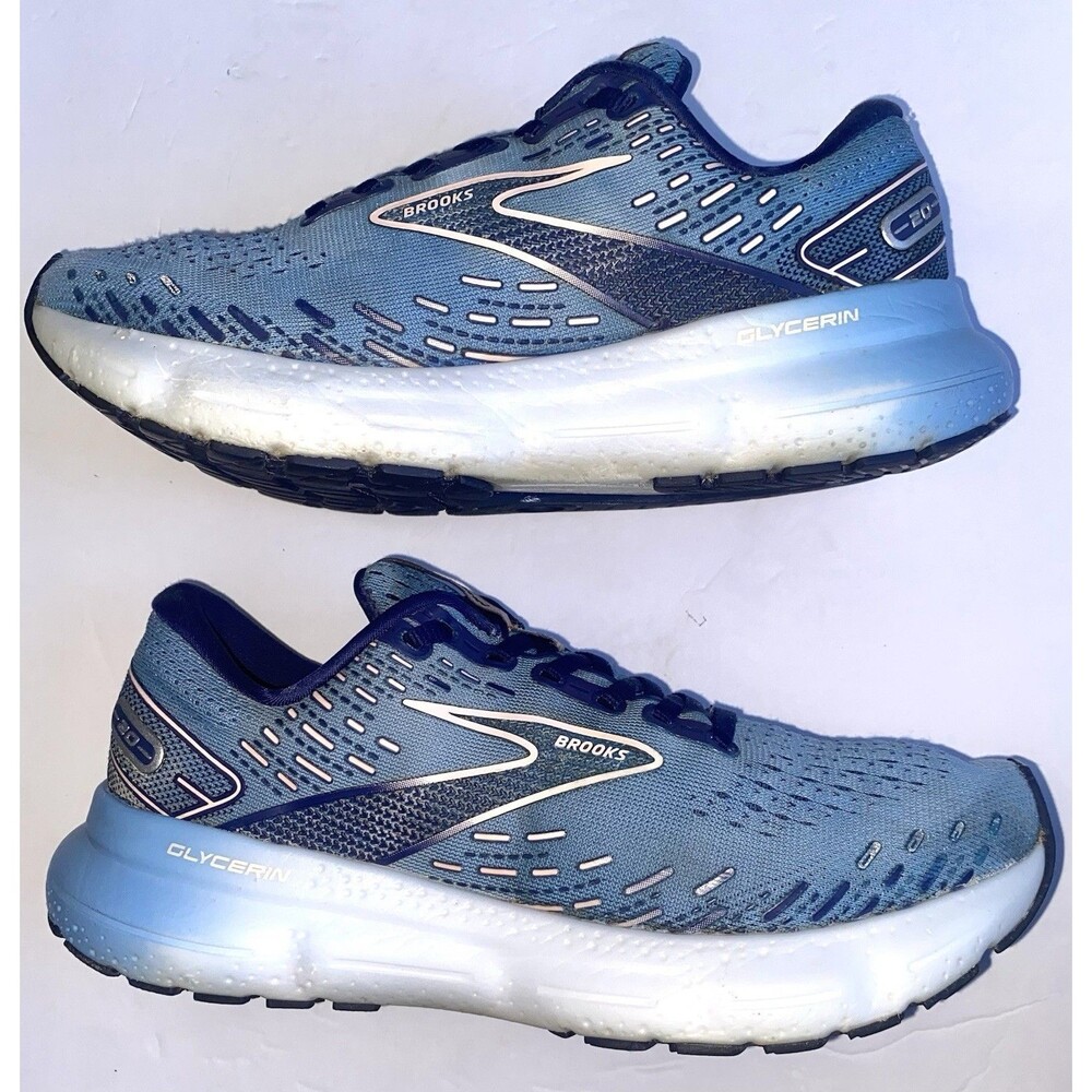 Brooks Glycerin 20  Blue Mesh Running Shoes/Sneakers Women’s Size 8